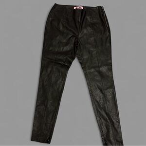Zara Black Faux Leather Pants